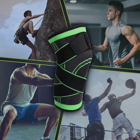 Compression Knee Sleeve Knee Brace for Men & Women Knee Support for Running, CrossFit, Basketball, Pain Relief, Meniscus Tear Arthritis ACL MCL Fa...