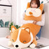 Shiba Inu Plush Pillow Stuffed Animal Dog Cute Corgi Akita Soft Plush Toy Comfort Cushion Gifts for Girls Boys (Sleeping, 60cm/23.6inch)...