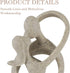 Sandstone Resin Lover Hug Kiss Style Abstract Sculpture Statue Collectible Figurines Home Office Bookshelf Desktop Decor...