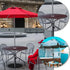 AIEX 2 Pcs Table Umbrella Hole Rings, Umbrella Cone Wedge Silicone Patio Table Umbrella Hole Plug, Soft Terrace Table Umbrella Wedge for Coffee Sh...