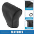 Gear Shifting Knob Cover Automatic Transmission Lever Trim for Hyundai Tucson 2006-2013 PU Leather Black...