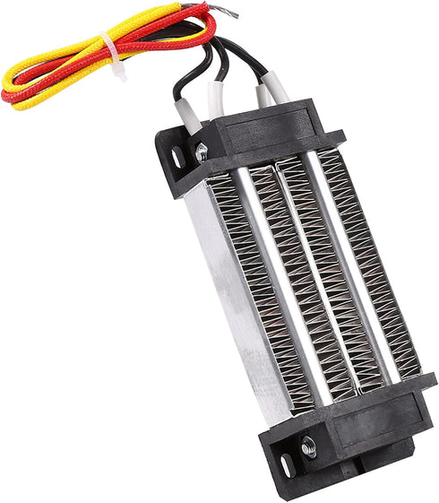 12V PTC Air Heater Ceramic Air Heater Heating Element 200W DC 12V Electric Insulated Ceramic Thermostatic High Power Element Heater...