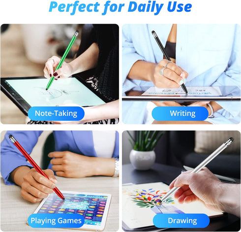 Stylus for Touch Screens, GUUGEI 5-Pack Capacitive Stylus Pen for iPad iPhone Android Phone Chromebook Tablet PC High Sensitivity & Precision Dual...