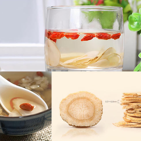 1 Box of Hand Selected American Wisconsin Ginseng Slice (4 Oz.) - Boost Your Immune System Fast...