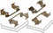 ACDelco Gold 18K1888X Front Disc Brake Caliper Hardware Kit with Clips and Springs...