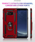 Samsung Galaxy S8 Plus Case with HD Screen Protectors, Androgate Military-Grade Metal Ring Holder Kickstand 15ft Drop Tested Shockproof Cover Case...