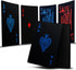 2 Decks Playing Cards Poker Cards Deck of Cards Premium Black Poker Cards Waterproof Plastic Cards with Gift Box,Game Tools for Family Game Party-...