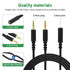 Saipomor 3.5mm Y Splitter AUX Headset Cable PC Audio & MIC Cord Compatible with Razer Kraken X, Razer Electra V2 Pro, Razer BlackShark V2 Pro and ...