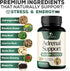 Adrenal Support Supplements & Cortisol Manager with Ashwagandha and 10 Herbs & Nutrients to Support Adrenal Function, Cortisol Health, Energy Leve...