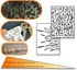 2 Pack Mylar Camo Stencils Camouflage Gun Paint RC Mask Model Hexagon - HEXTAC Camo - Duck Boat...