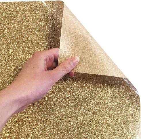 Siser Glitter HTV 11.8"x5ft Roll - Iron on Heat Transfer Vinyl (Old Gold)...