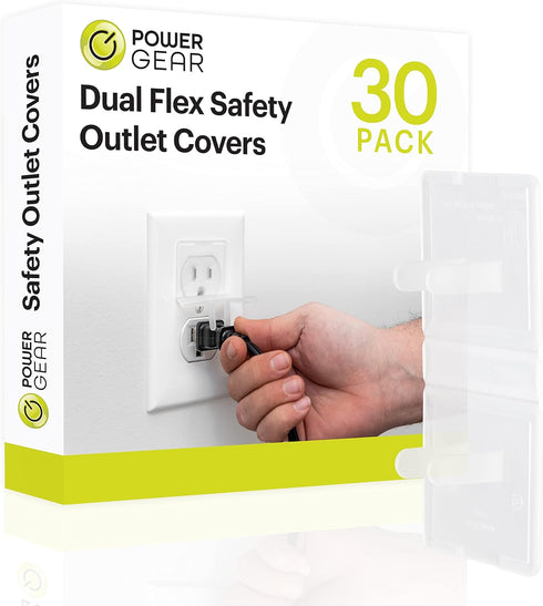Power Gear 74749 Plastic Outlet, 30 Pack, Flexible Cover...