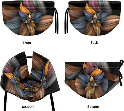 Brown Flower Tea Pot Cover for Keeping Warm Set of 2, Sunflower Butterfly Tea Cozy Rustic Kitchen Kettle Dust Cover Washable Portable Teapot Cosie...