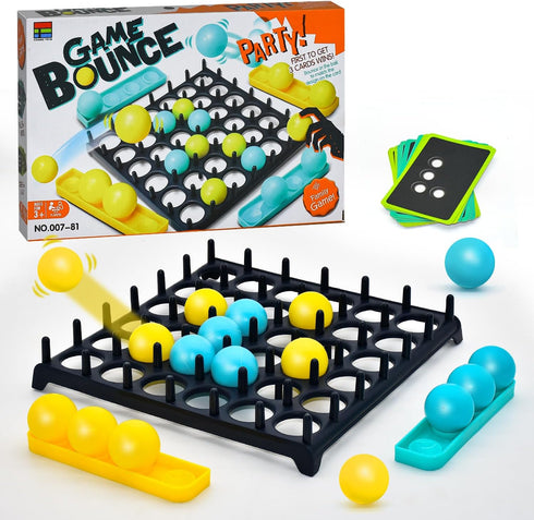 Bounce Ball Game, Jumping Ball Toys Kids, Family and Parents Play at-Home Table Game, Tabletop Game Toys for 4-6 Year Old Boys and Girls...