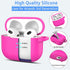 AirPods 3rd Generation Case Cover 2021, Military Grade Anti-Fall Soft Silicone Shock-Absorbing Protective AirPods 3 Case Skin with Keychain and Cl...