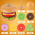 Montessori Toys for 3 Year Old - Wooden Burger Stacking Toys for Toddlers and Kids Preschool, Educational Toys, Fine Motor Skill Toy, Blocks for T...