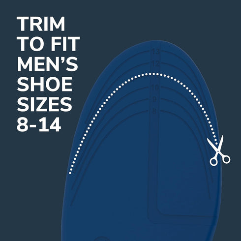 Dr. Scholl's Knee Pain Orthotics for Men Shoe Size 8-14...