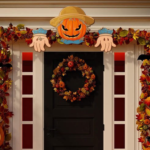 3 Pieces Halloween Fence Peeker Decoration Scary Peeper Halloween Outdoor Decoration Halloween Garden Yard Decor for Home Patio Holiday Party Lawn...