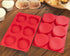 Hamburger Bun Molds 2 Pack Silicone Baking Pans, 4 Inch Muffin Top Pan Egg Sandwish Mold Small Layer Cake Molds Round Disc Pan for Mini Cake, Jumb...