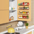 NIUBEE Wall Mounted Spice Rack Organizer,3 Pack Clear Acrylic Spice Shelf Storage Holder,Hanging Seasoning Rack Organizer for Wall Kitchen Pantry ...