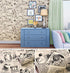 Self-Adhesive Vintage Newspapaer Wall Paper Drawer Shelf Liner for Kitchen Bathroom Cabinets Dresser Wall Crafts 17.7x117 Inches...