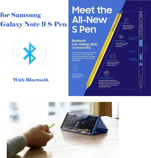 2 Pcs Galaxy Note 9 Stylus Pen WithBluetooth Replacement for Samsung Galaxy Note9 N960 SM-N960F Note 9 5G S Pen(Blue)...