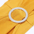 Tvoip 10PCS Chair Cover Stretch Band with Buckle Slider Sashes Bow Wedding Banquet Chair Decoration (Gold)...