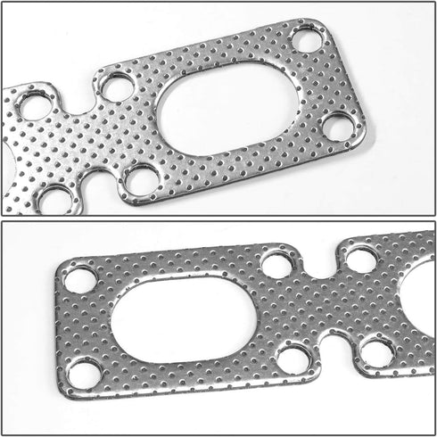 DNA Motoring GKTSET-E36 Aluminum Exhaust Manifold Header Gasket Set Replacement,Metallic...