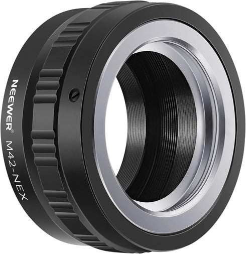 Neewer Lens Mount Adapter for M42 Lens to Sony NEX E-Mount Camera,fits Sony A7 A7S/A7SII A7R/A7RII A7II A3000 A6000 A6300 NEX-3 NEX-3C NEX-5 NEX-5...