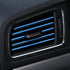 LivTee 20 Pieces Car Air Conditioner Decoration Strip, Universal Waterproof Bendable Air Vent Outlet Trim Decoration, Car Interior Accessories (Bl...