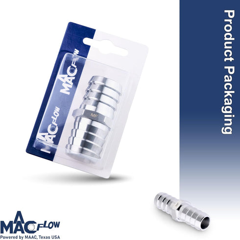 1" Hose ID Barb Fitting Splicer Repair Kit Stainless Steel (Barb OD 1.02") (Pack of 1)...