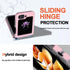 for Samsung Galaxy Z Flip 6 Case with Hinge Protection & Wireless Charging Dual Layerr Ultra Slim Hard Cover Built in TPU Soft Case Rugged Phone C...