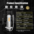 H3 LED Fog Light Bulbs Pack of 2, Extremely Bright 3030Chips H3 LED Bulbs with Projector for Car Fog Lights, Daytime Running Lights DRL (Golden Ye...
