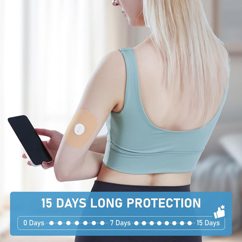Dexcom G7 Adhesive Patches Waterproof, 30 Pack Beige Overpatch for Dexcom G7, Premium Transparent G7 Overlay Patches, Hypoallergenic & Skin-Friend...
