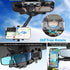 PKYAA Rearview Mirror Phone Holder for Car, 360° Rotating Rear View Mount with Adjustable Arm Length, Multifunctional and GPS Universal Car All Sm...