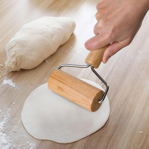 Rolling Pin, Wooden Rolling Pins For Baking, Pizza Dough Roller, Not Easy To Crack, Non-Stick Wood Pastry Roller, Essential Kitchen Utensils....