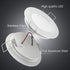 acegoo RV Recessed Ceiling Light 2-3/4” Full Aluminum 12V Dimmable LED Puck Light for Campervan Truck Caravan Boat Roof Under Cabinet Lighting, Fl...