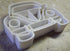 BEETLE BUG CAR FRONT VIEW HIPPIES LOVEBUG VEHICLE LOVE TRAVEL COOKIE CUTTER MADE IN USA...
