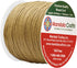 Mandala Crafts 1mm 109 Yards Tan Cotton Waxed Cord for Jewelry Making Bracelet Cord Waxed String - Beading String Thread Jewelry Cords for Necklac...