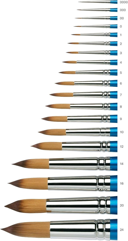 Winsor & Newton Cotman Water Colour Series 111 Short Handle Synthetic Brush, SH #6...
