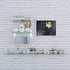 VOLPONE Glass Shelf with Towel Bar 15.7in Silver Bathroom Shelf Wall Mount Rustproof Bathroom Wall Organizer 1 Tier (Silver)...