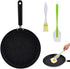 Nonstick Crepe Pan, 11 Inch Griddle Pan with Scraper & Oil Brush, Griddle Pancake Pan Tortilla Pan, for Cooking Eggs, Frying, Grill, Omelettes, Ea...
