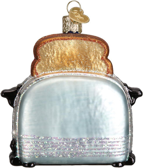 Old World Christmas Retro Toaster Glass Blown Ornament...