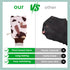 HOOPLE Cow Color Exfoliating Mitt, Exfoliating Gloves Visibly Lift Away Dead Skin, Great for Deap Body Cleaning, Keratosis Pilaris Scrub - Spray T...