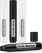 Liquid Chalk Markers Erasable Window Paint Pen: 15mm Jumbo Wet Erase Glass Washable Markers Large Wide Tip 1 Black 2 White Chalk Markers for Chalk...