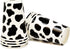 Gift Boutique 122 Pcs Cow Print Party Supplies Disposable Set Paper Plates Cup Napkin for Barnyard Cowboy Cowgirl Farm Animal Barn Birthday Baby S...