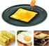 Square Egg Ring for Frying Egg, 2 Pcs 4 Inch Egg Pancake Cooking Rings for Egg Muffins Omelet Maker, Non Stick Stainless Steel Fried Egg Ring Pcak...