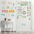 Affirmation Station Bulletin Board Set Cactus Motivational Posters for Classroom You Are Positive Accent Cutouts Inspirational Decoration for Home...