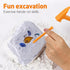 ibasenice 3 Sets Dinosaur Dig Tools Kit for Dino Fossils Educational Excavation Kits STEM Science Kits with Mini Hammer Chisel Brush Scraper for G...