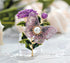 Gyn&Joy Butterfly Brooches Embroidered Wings Enamel Daisy Flower Brooch Pin For Women...
